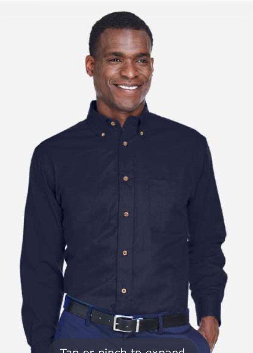 Harrington Men's Easy Blend™ Twill Shirt - M500
