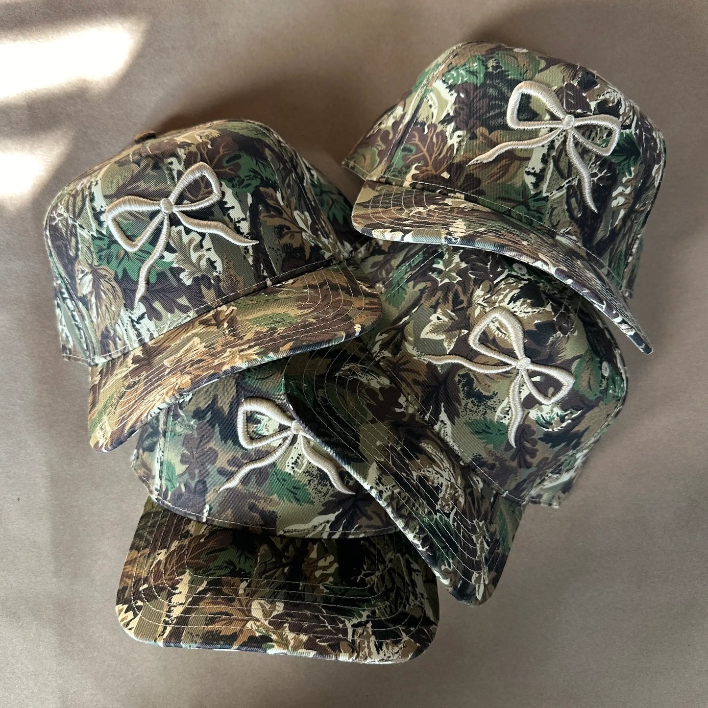 Camo Bow Hats