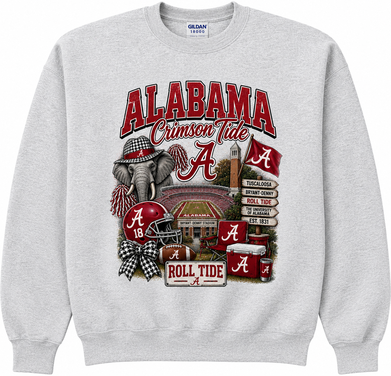 Football crewneck
