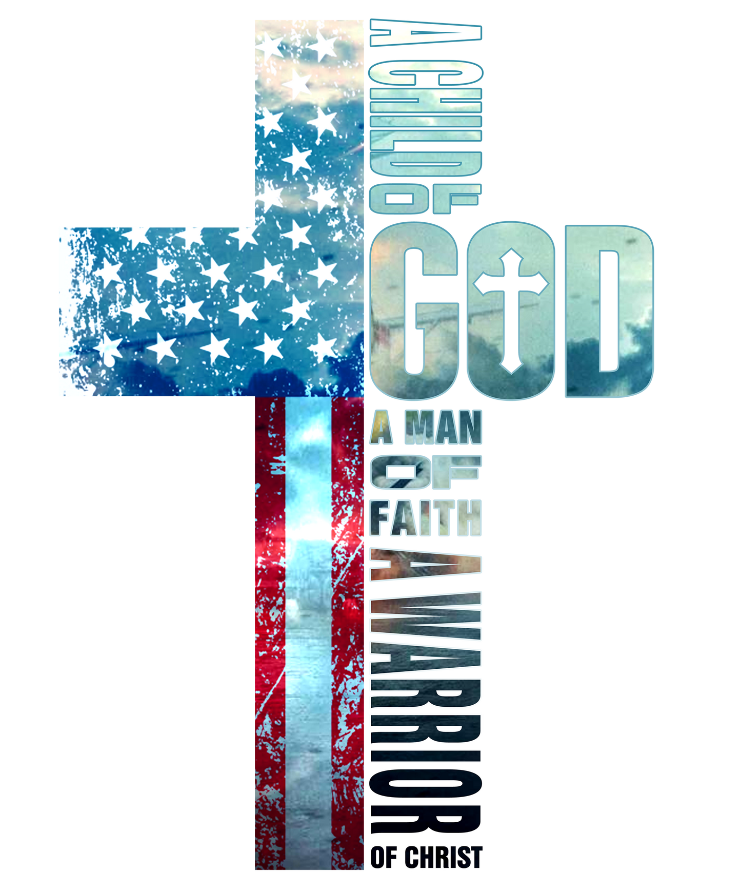 Child of God Man of Faith Design Transfer