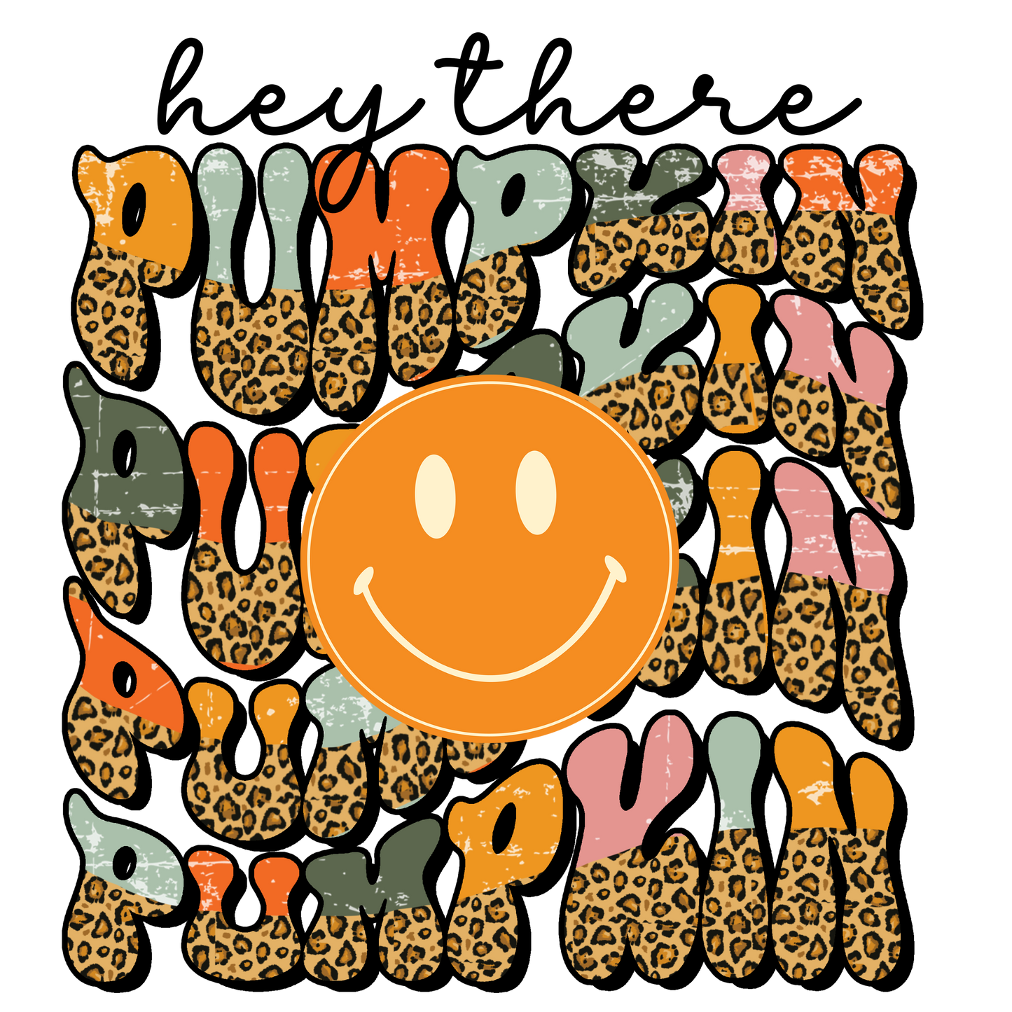 Hey There Pumpkin Design Transfer
