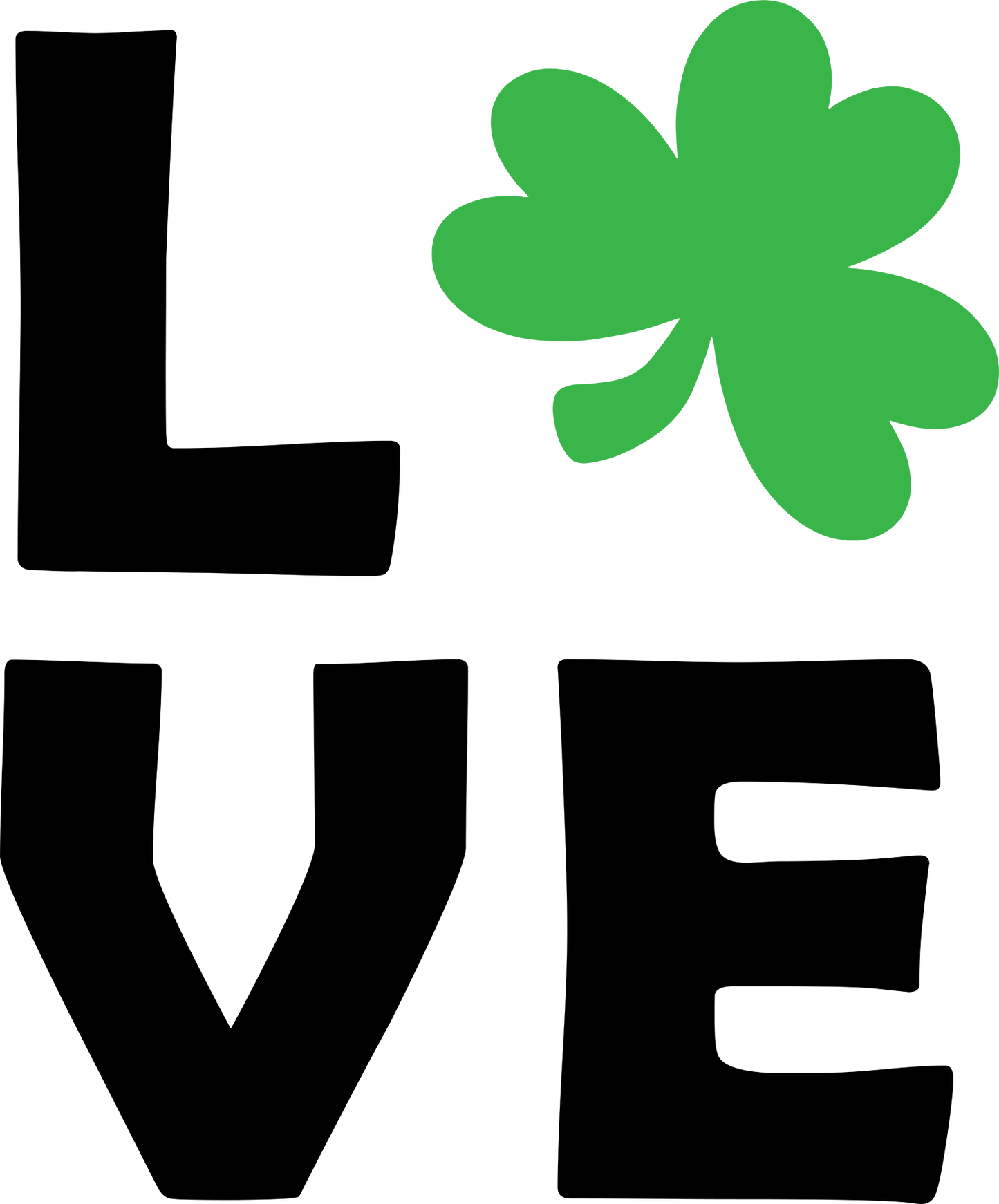 Love St. Patrick's DayDesign Transfer