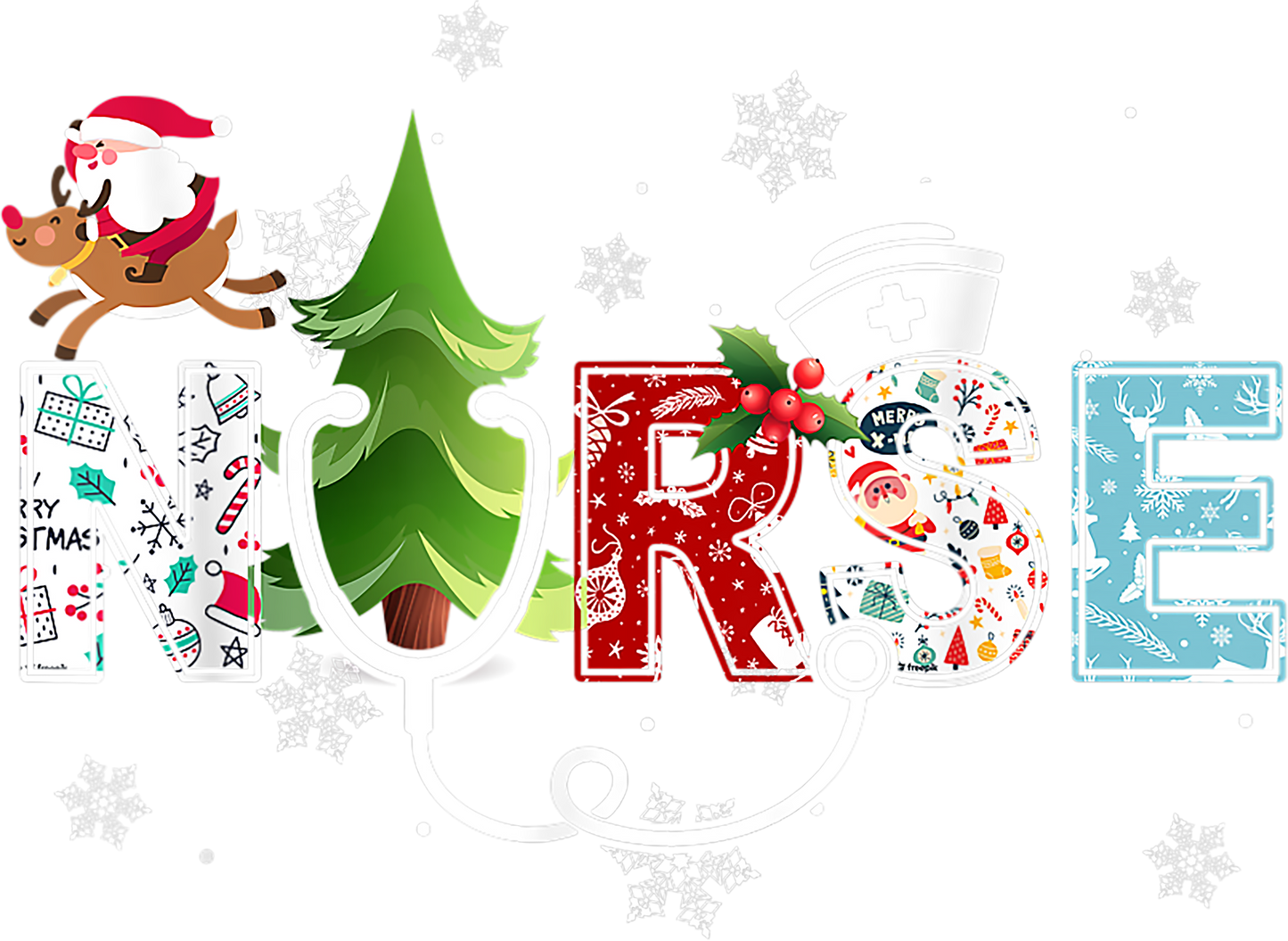 Santa Nurse Design Transfer