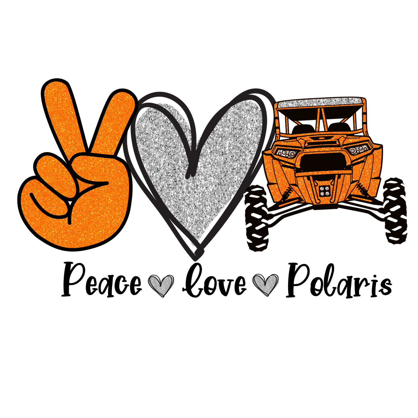 Peace, Love, PolarisDesign Transfer