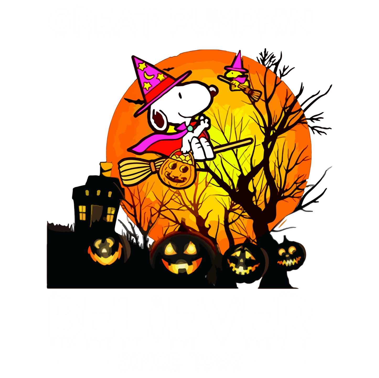 Snoopy Halloween Design Transfer