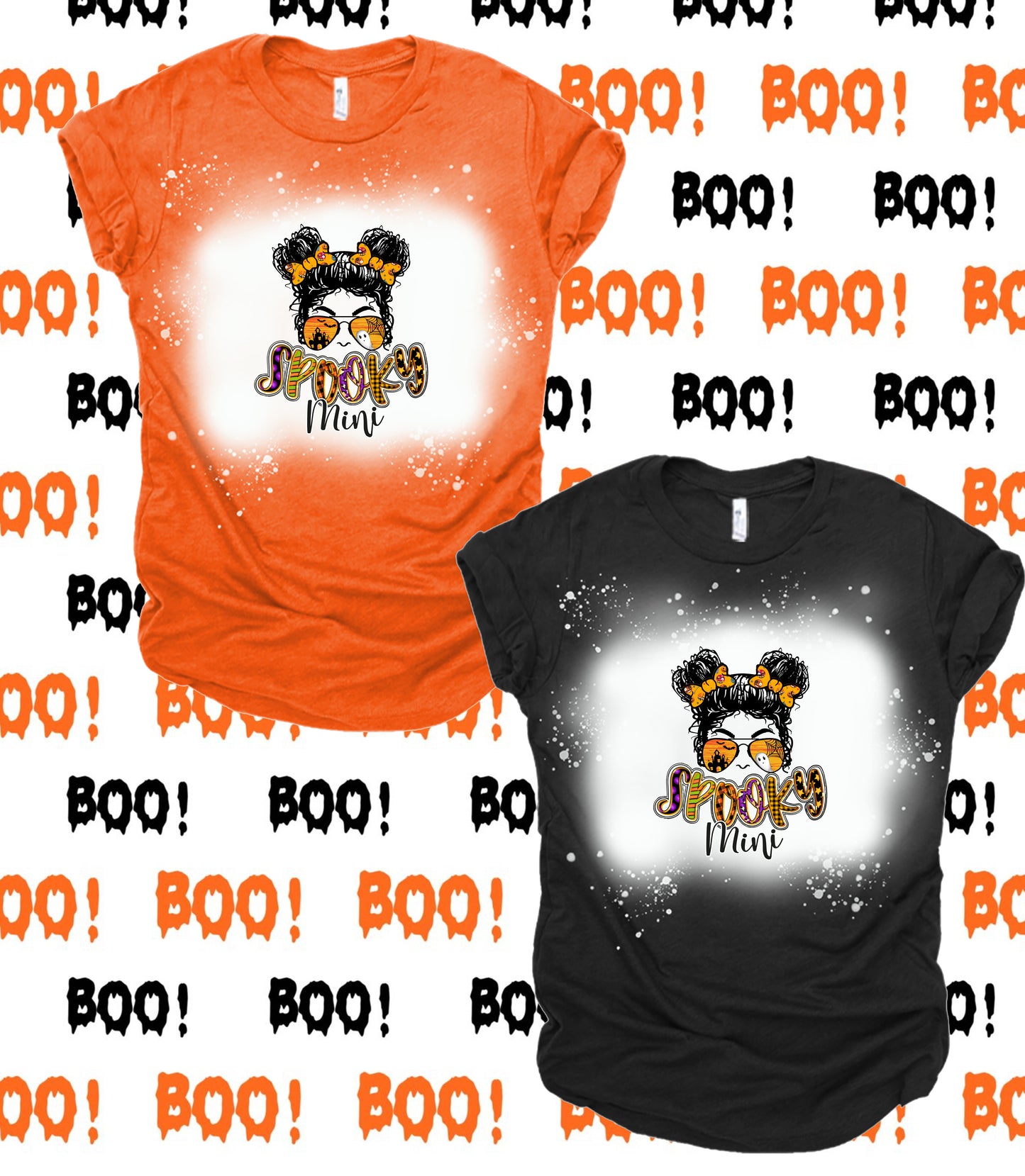 Spooky Mini Bleached Completed T-Shirt