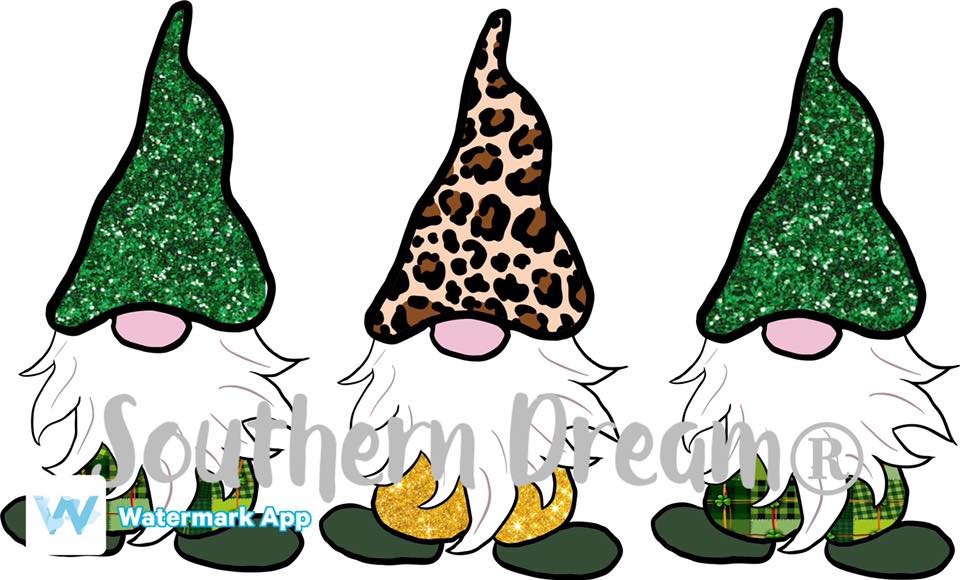St. Patty GnomeDesign Transfer