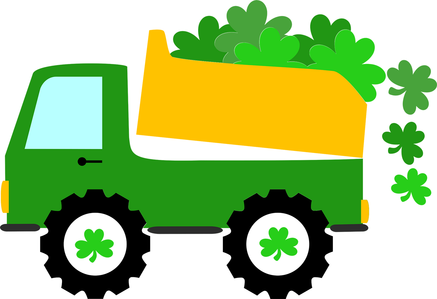 St. Patrick's Day Dump TruckDesign Transfer