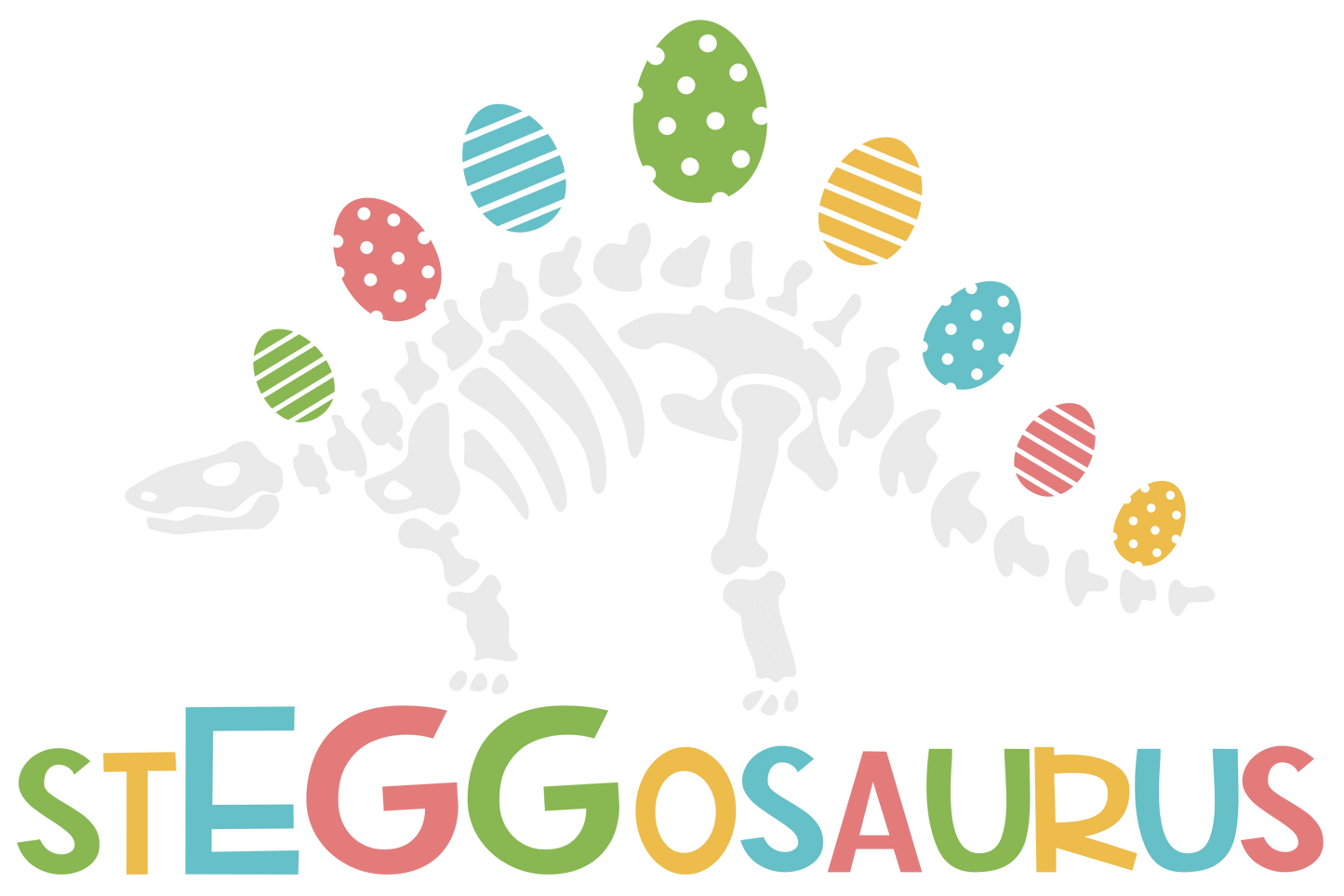 Steggosaurus EasterDesign Transfer