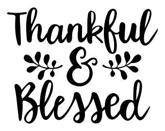 Thankful & BlessedDesign Transfer