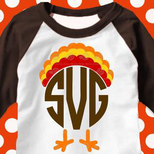Turkey MonogramDesign Transfer