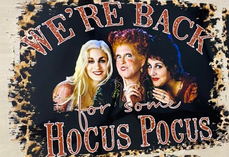 Hocus Pocus We are Back Design Transfer
