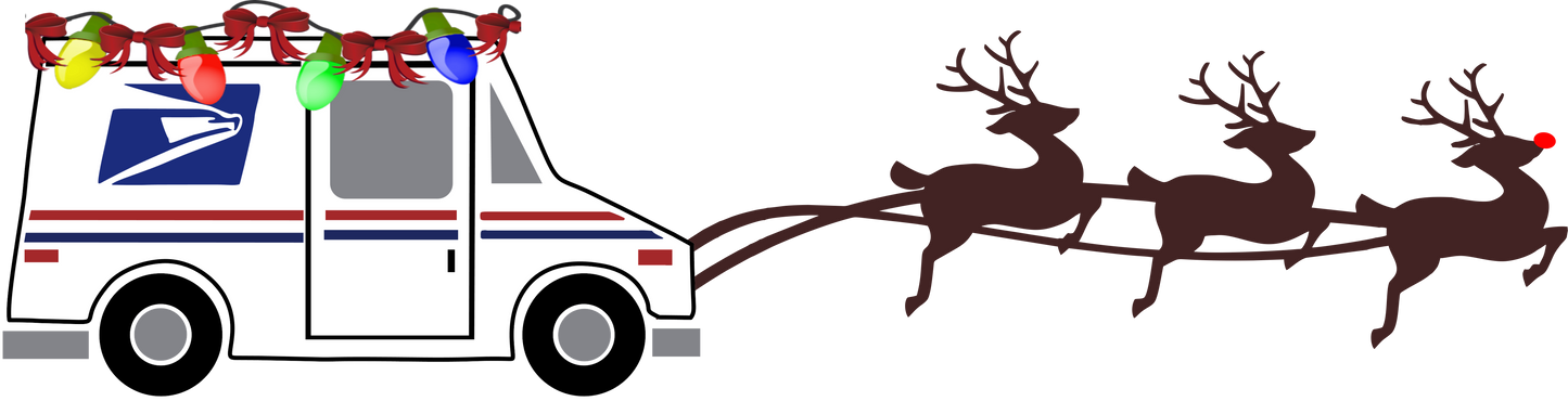 Merry Mail SleighDesign Transfer