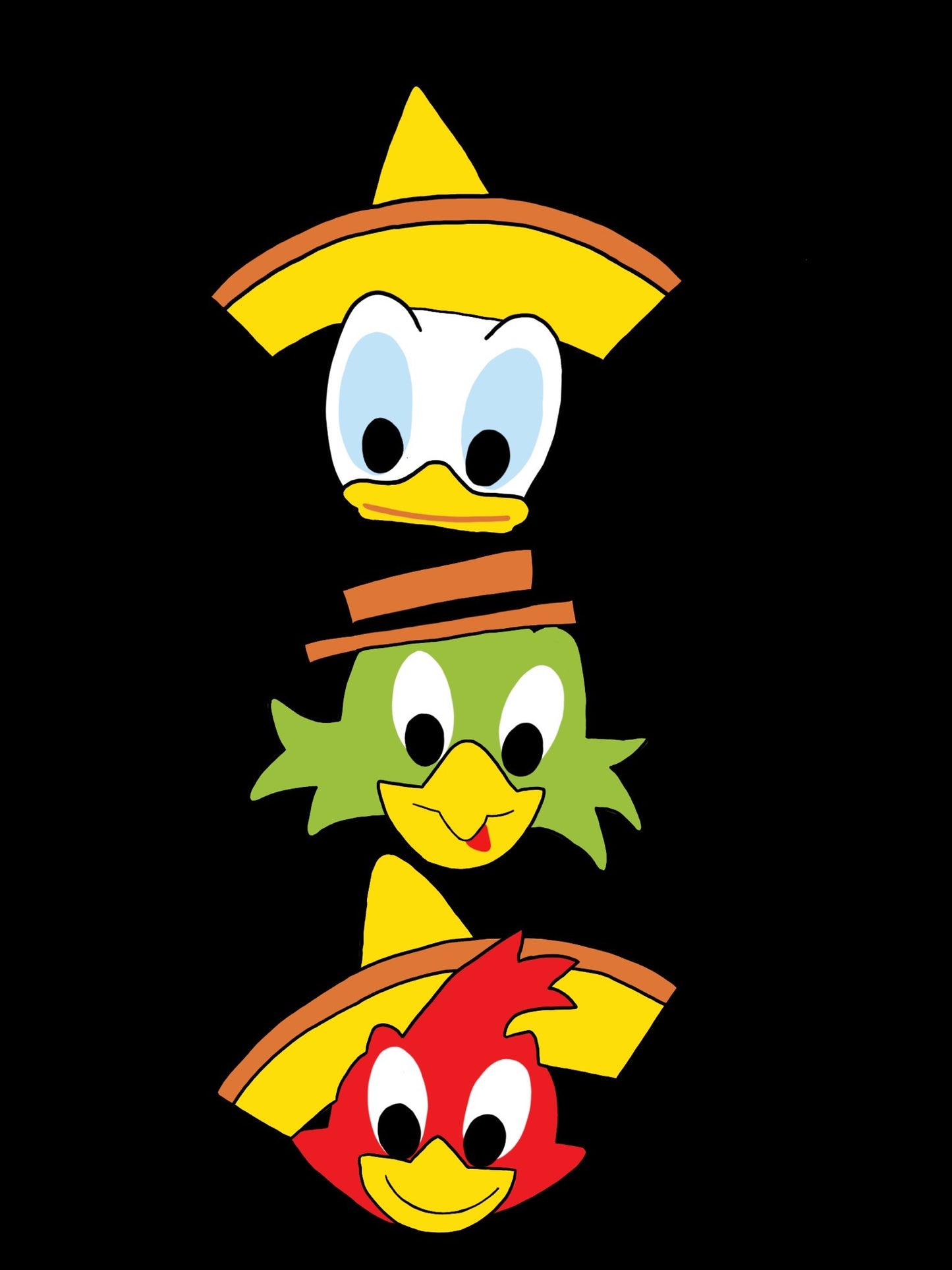 Disney Character Trio Design Transfer