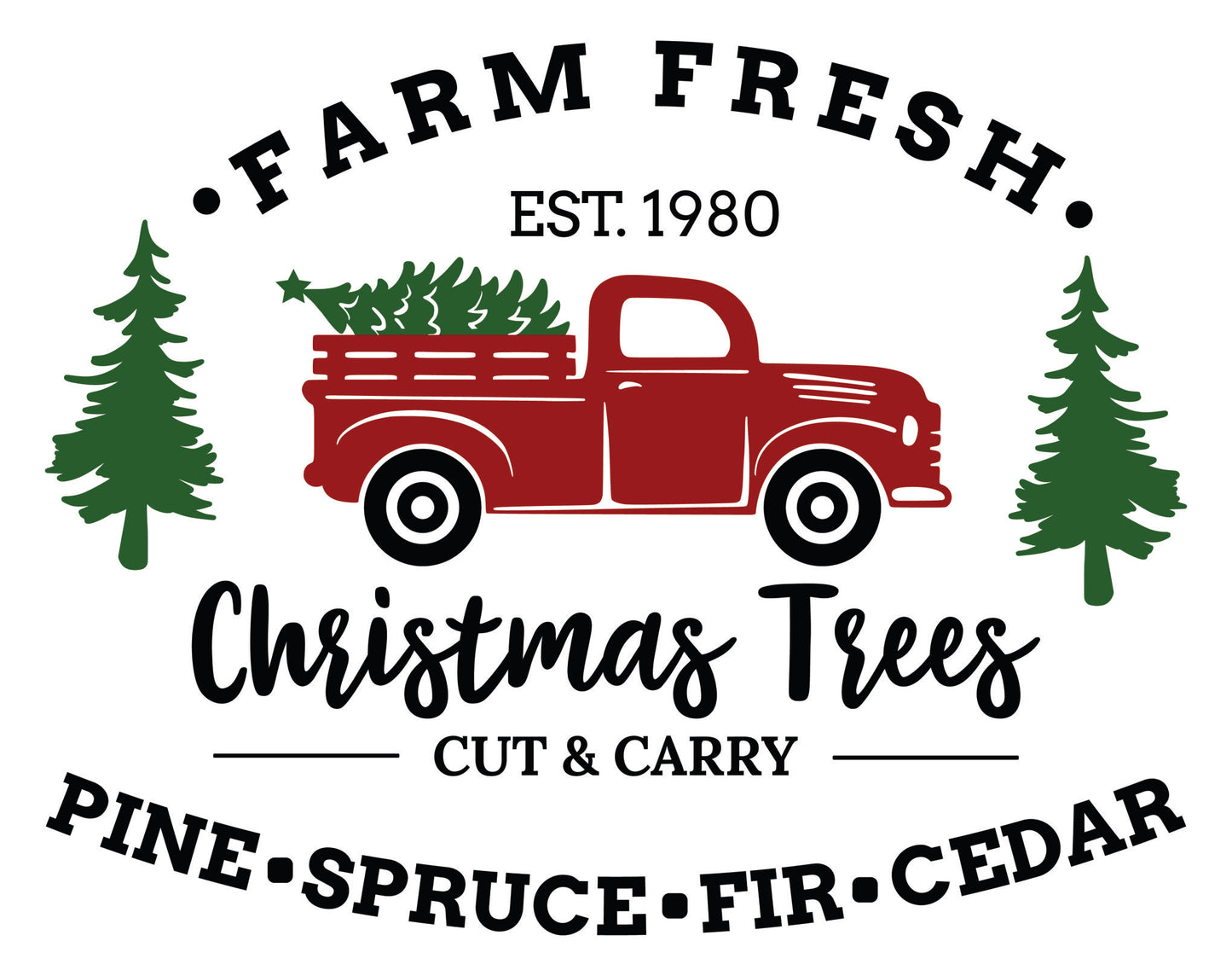 Farm Fresh Red Truck