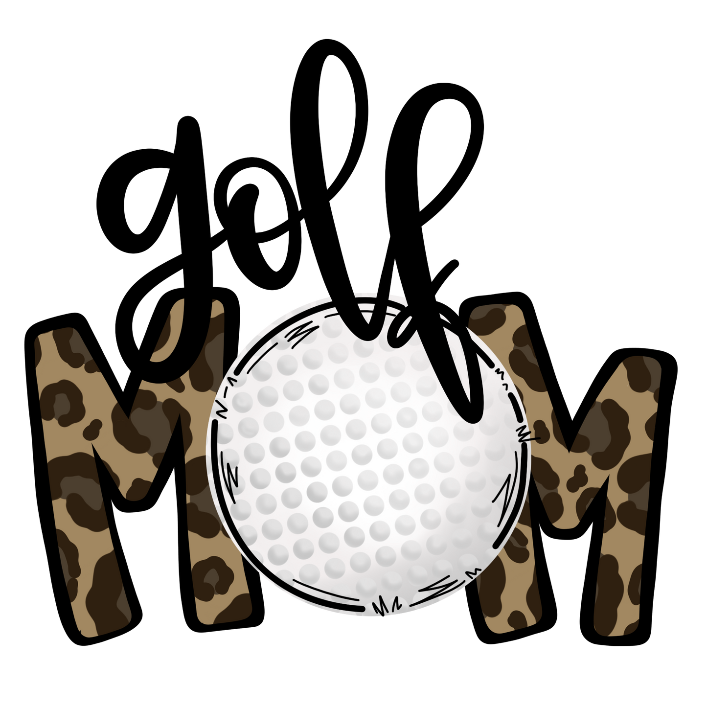 Golf Mom Design Transfer