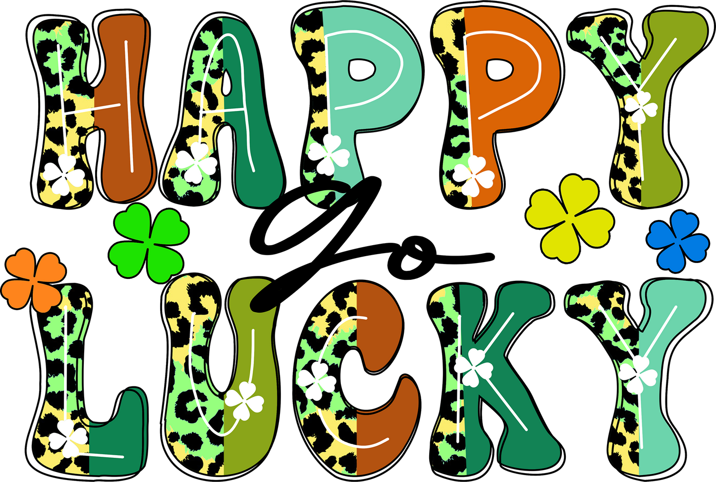Happy Go Lucky BOHO Design Transfer