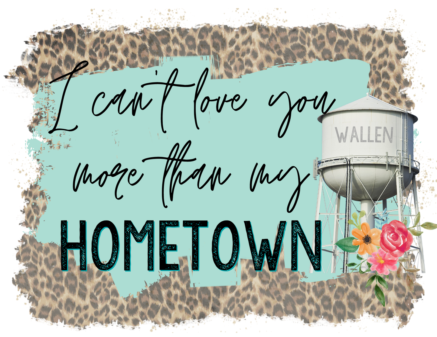 I can't love you more Design Transfer