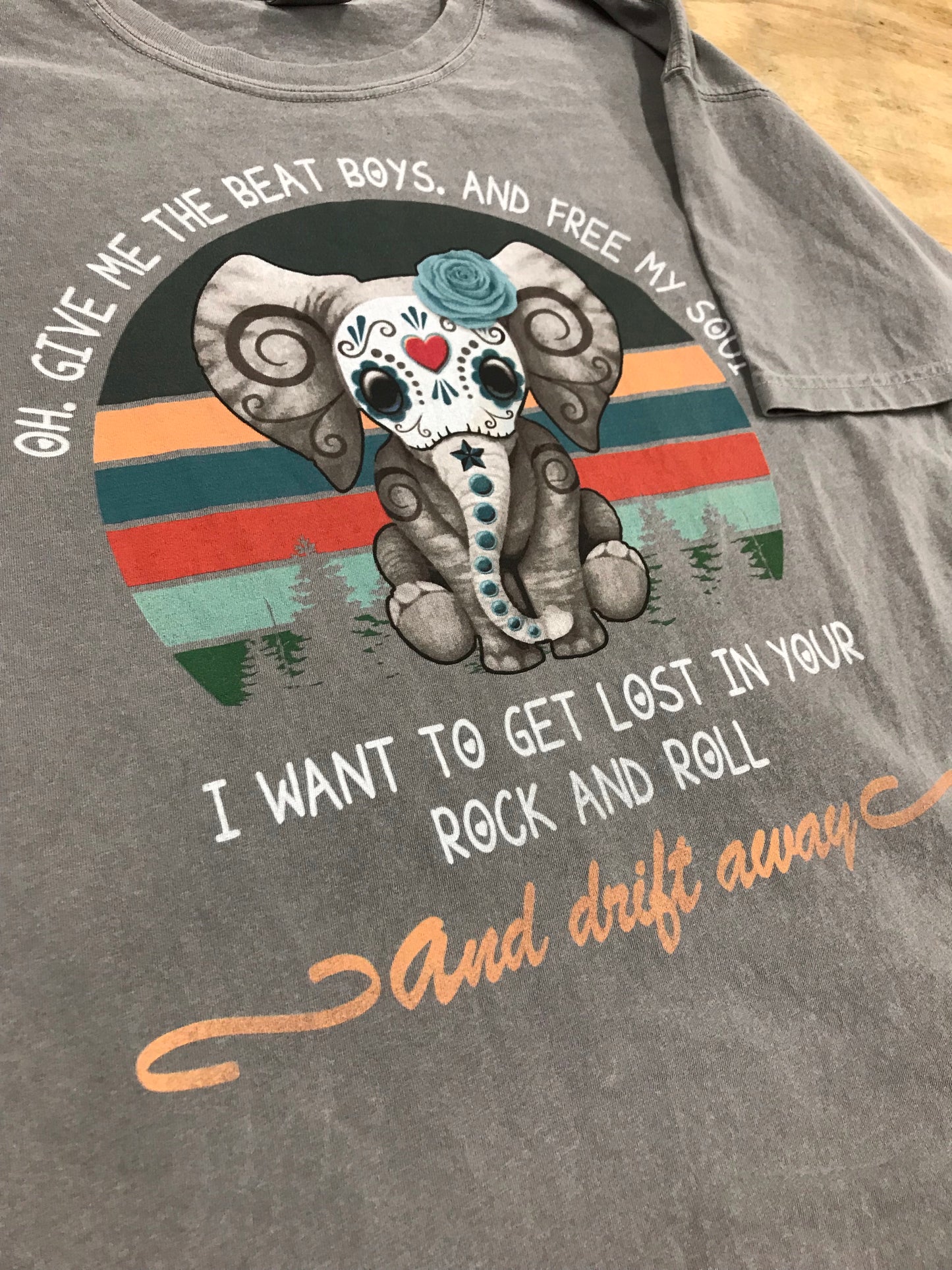 Oh give Me the Beat Boy Elephant Shirt