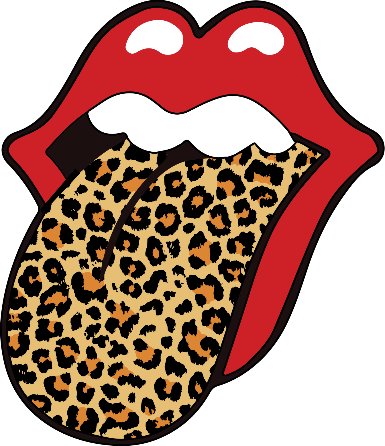 Leopard TongueDesign Transfer