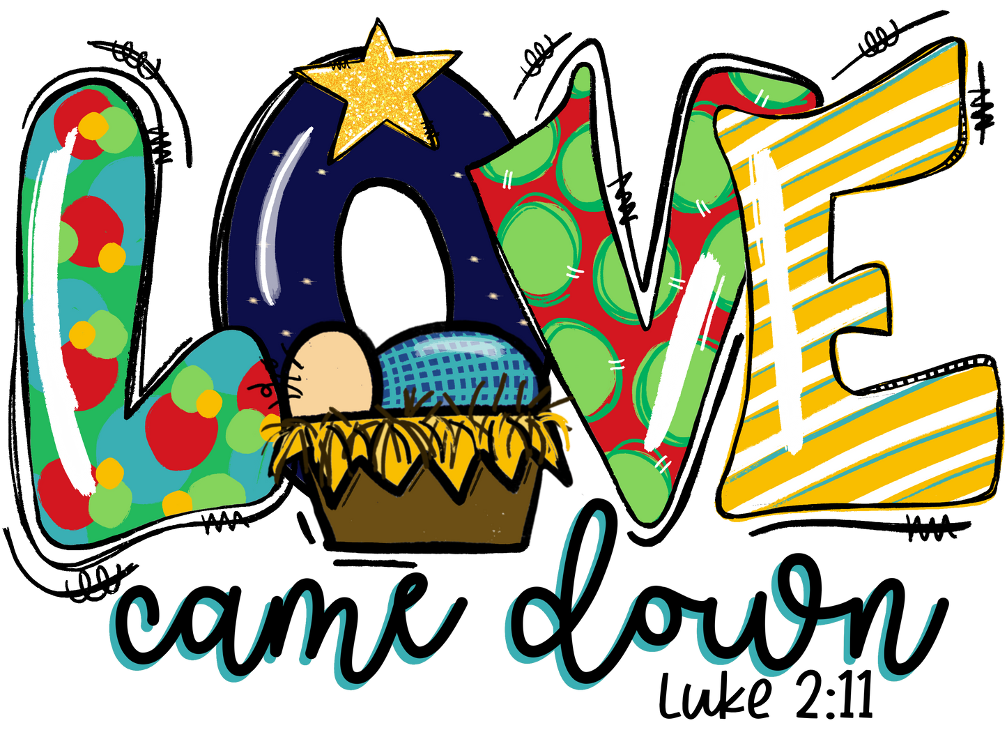 Love Came DownDesign Transfer