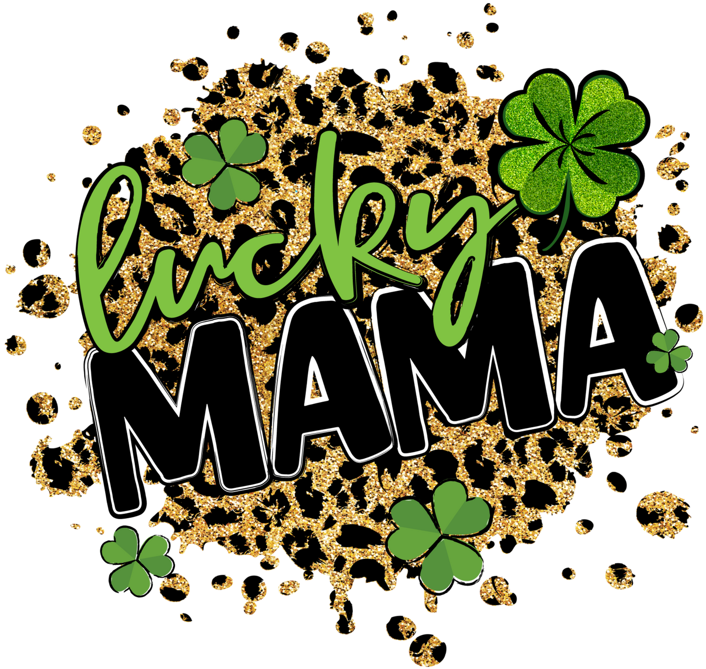 Lucky Mama CheetahDesign Transfer
