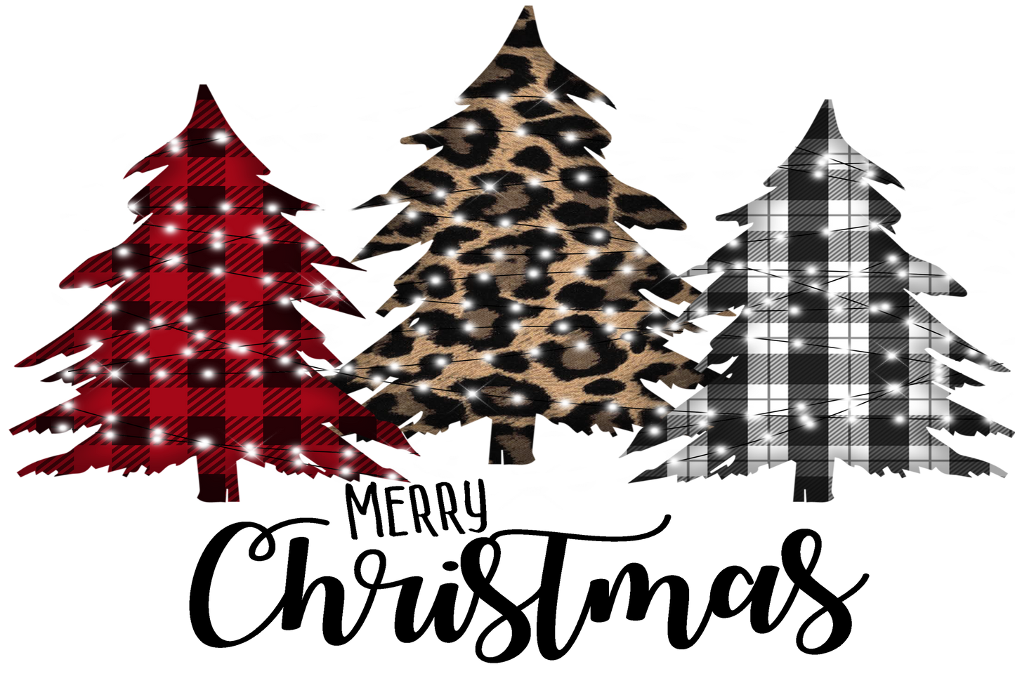 Merry Christmas Snow Design Transfer