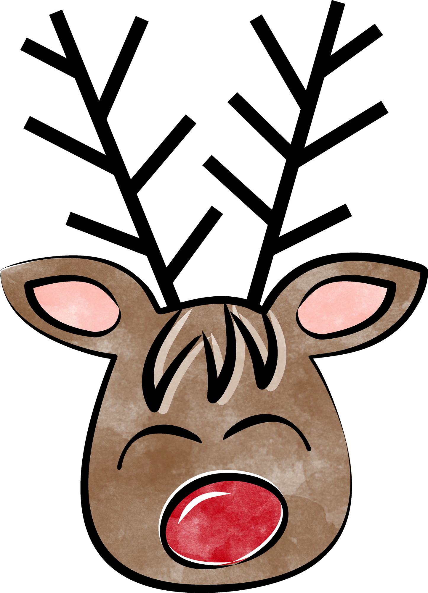 Little Boy Reindeer Design Transfer