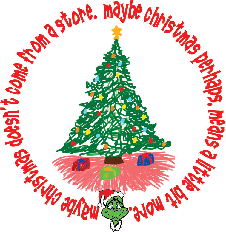 Scribble Grinch Tree