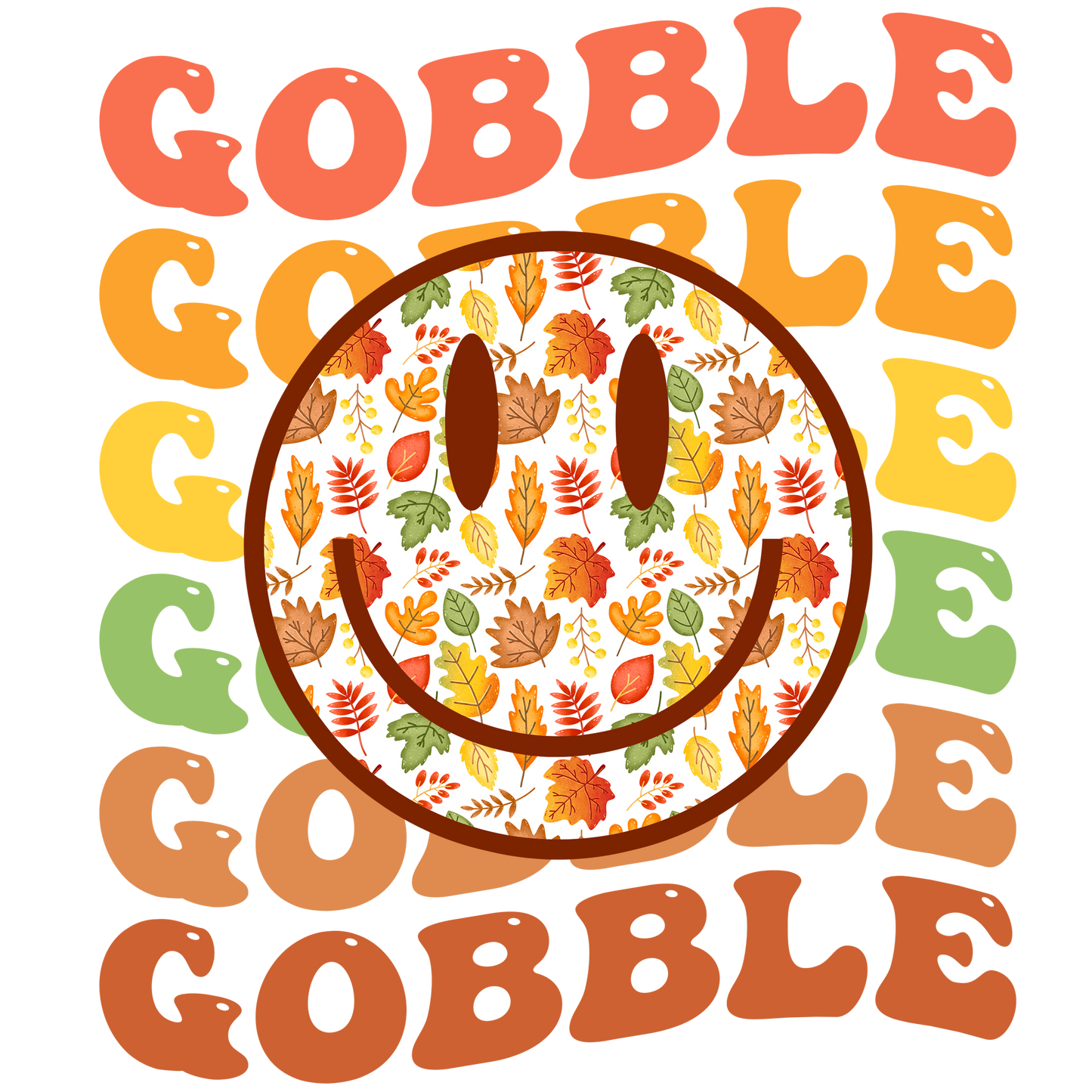 Smiley Gobble Design Transfer