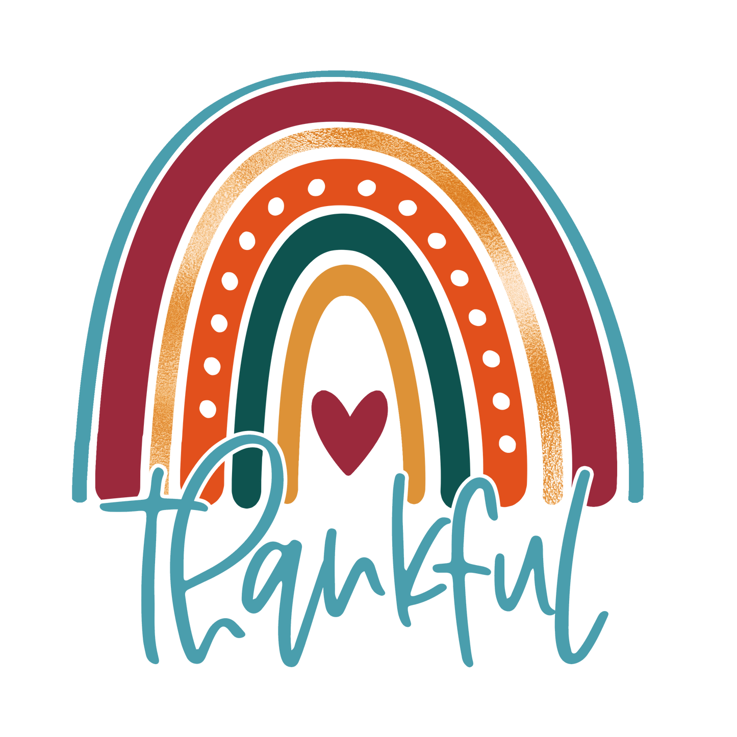 Thankful RainbowDesign Transfer