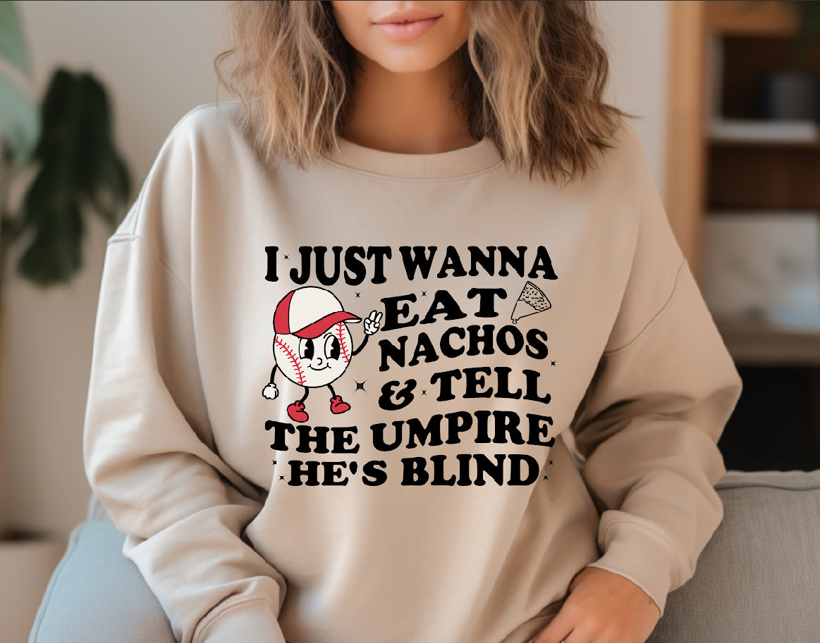 Eat and tell the umpire he’s Blind