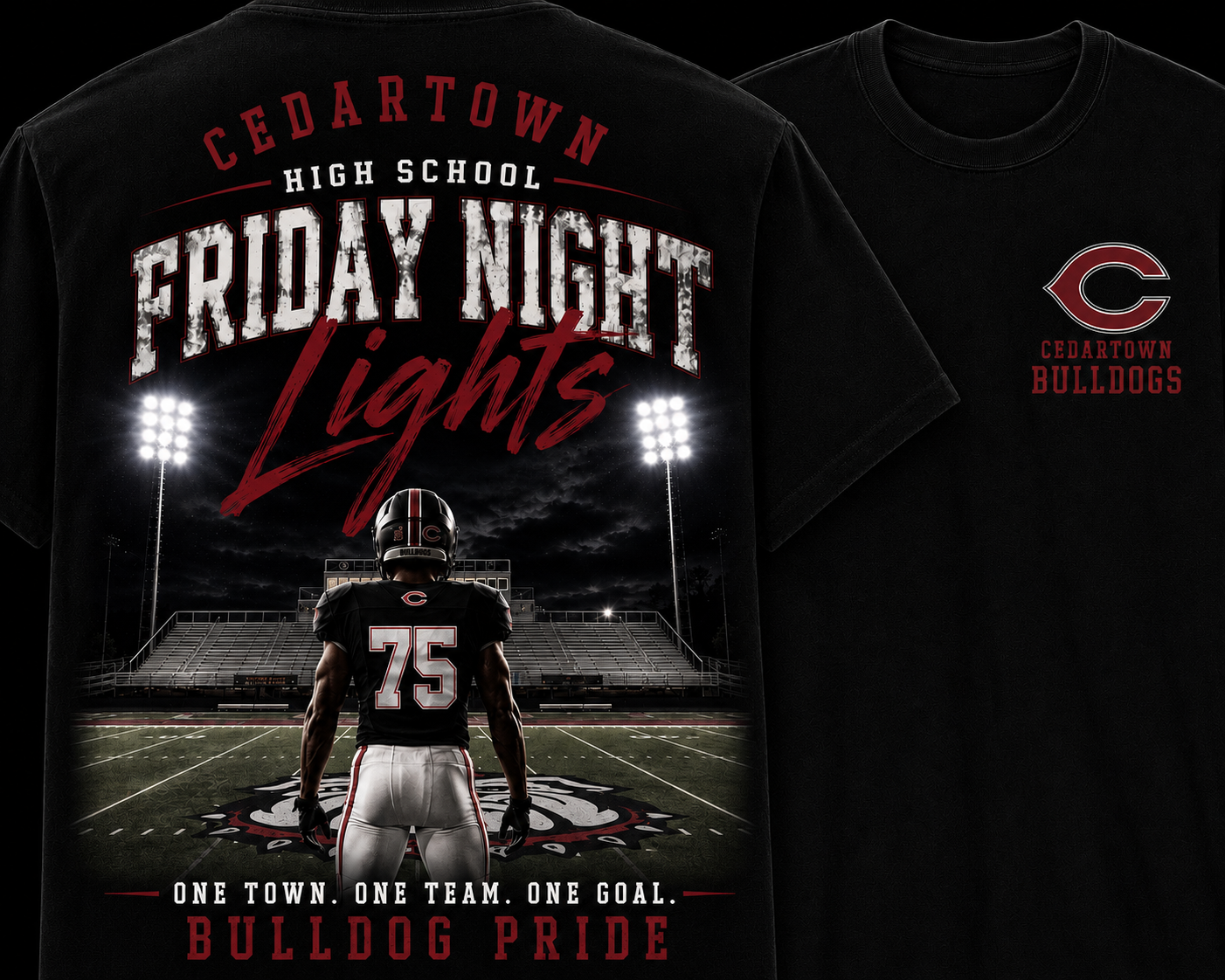 Friday Night Lights Football-customize your player(s)! choose your school