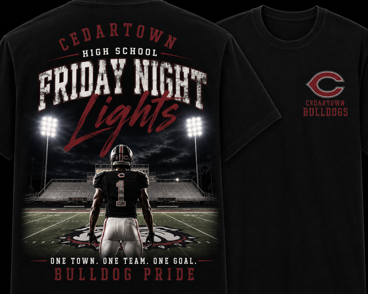 Friday Night Lights Football-customize your player(s)! choose your school