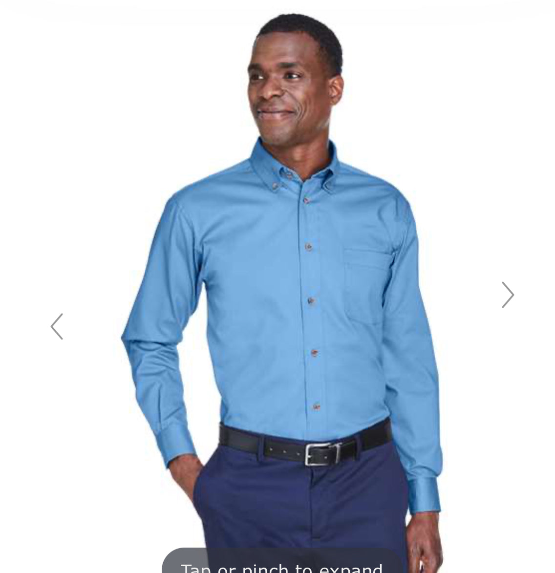 Harrington Men's Easy Blend™ Twill Shirt - M500