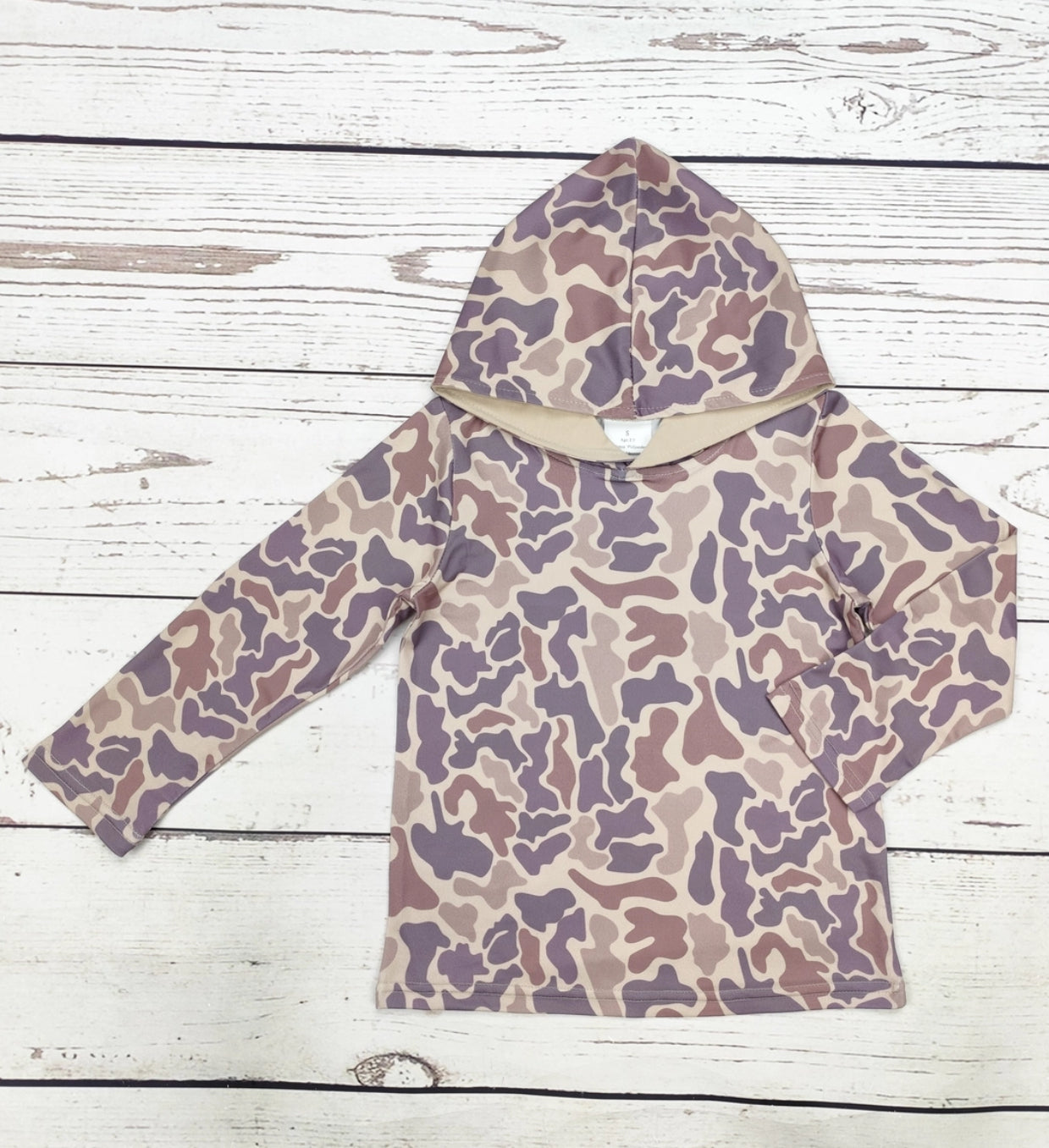 Boys Camo Hoodie