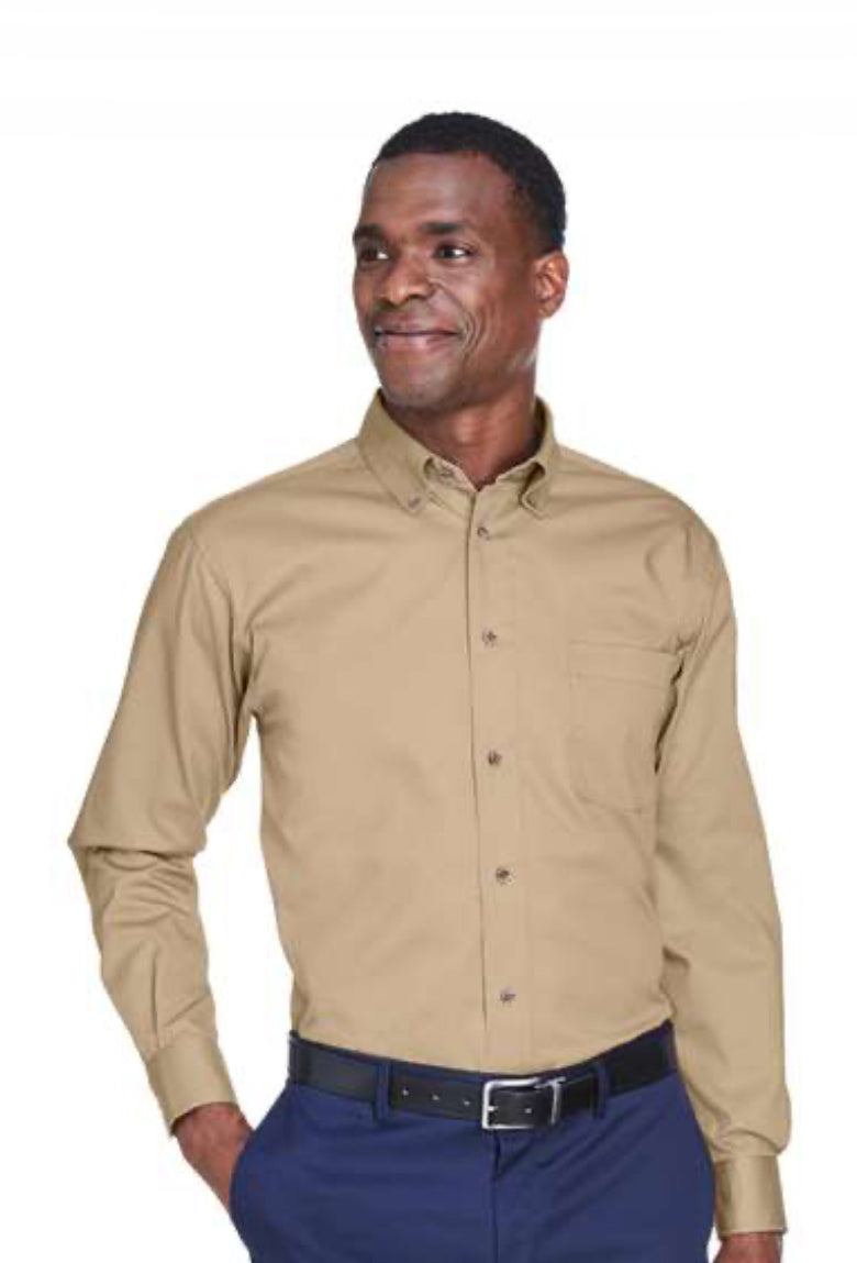 Harrington Men's Easy Blend™ Twill Shirt - M500