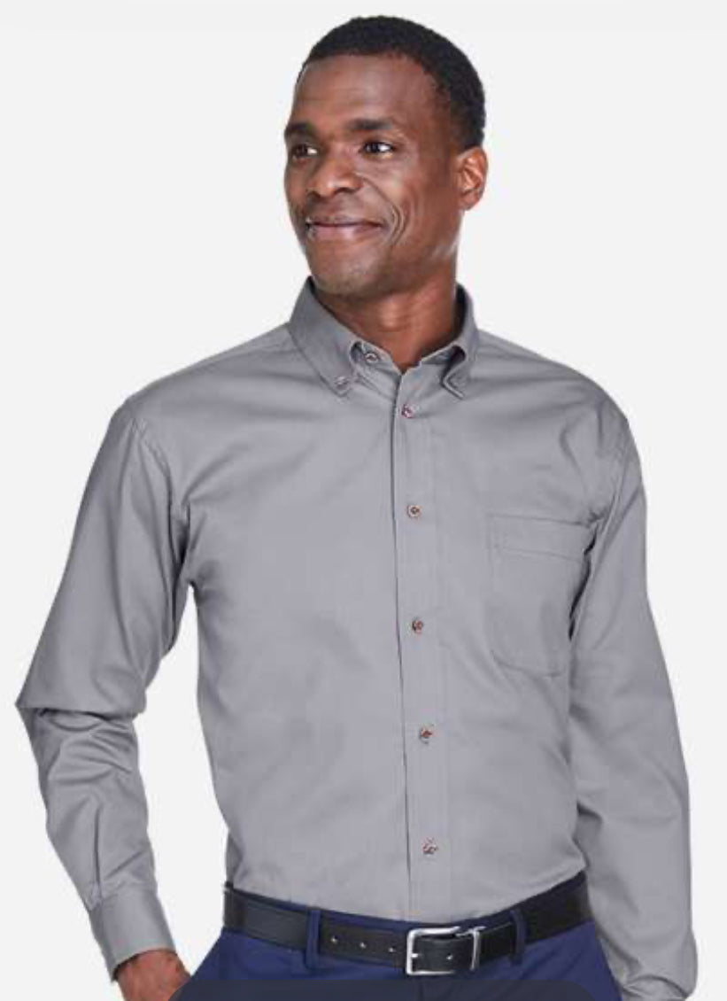 Harrington Men's Easy Blend™ Twill Shirt - M500