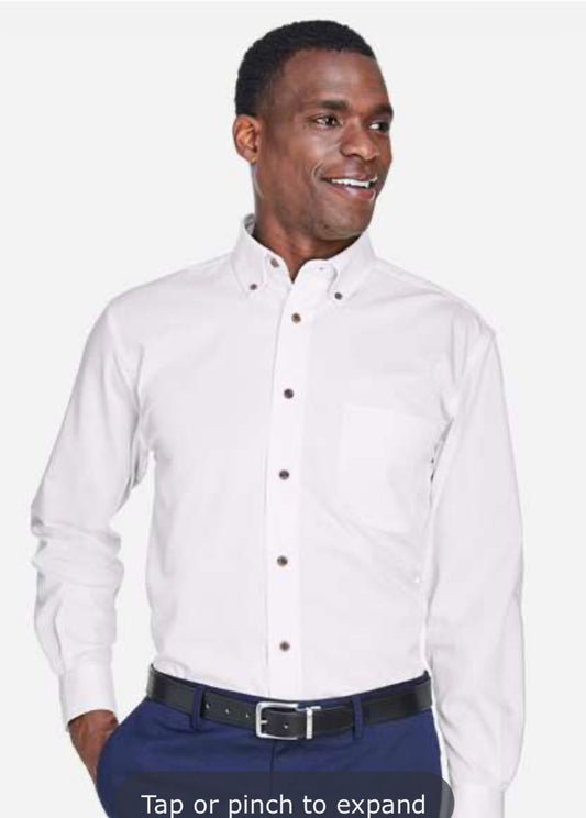 Harrington Men's Easy Blend™ Twill Shirt - M500