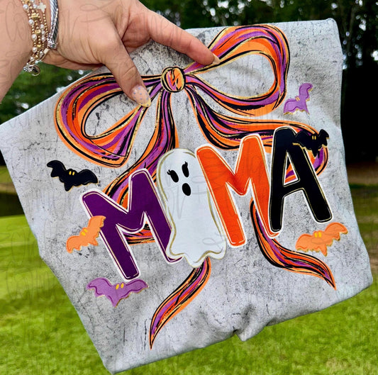 Mama Halloween Shirts on Comfort color (as shown)