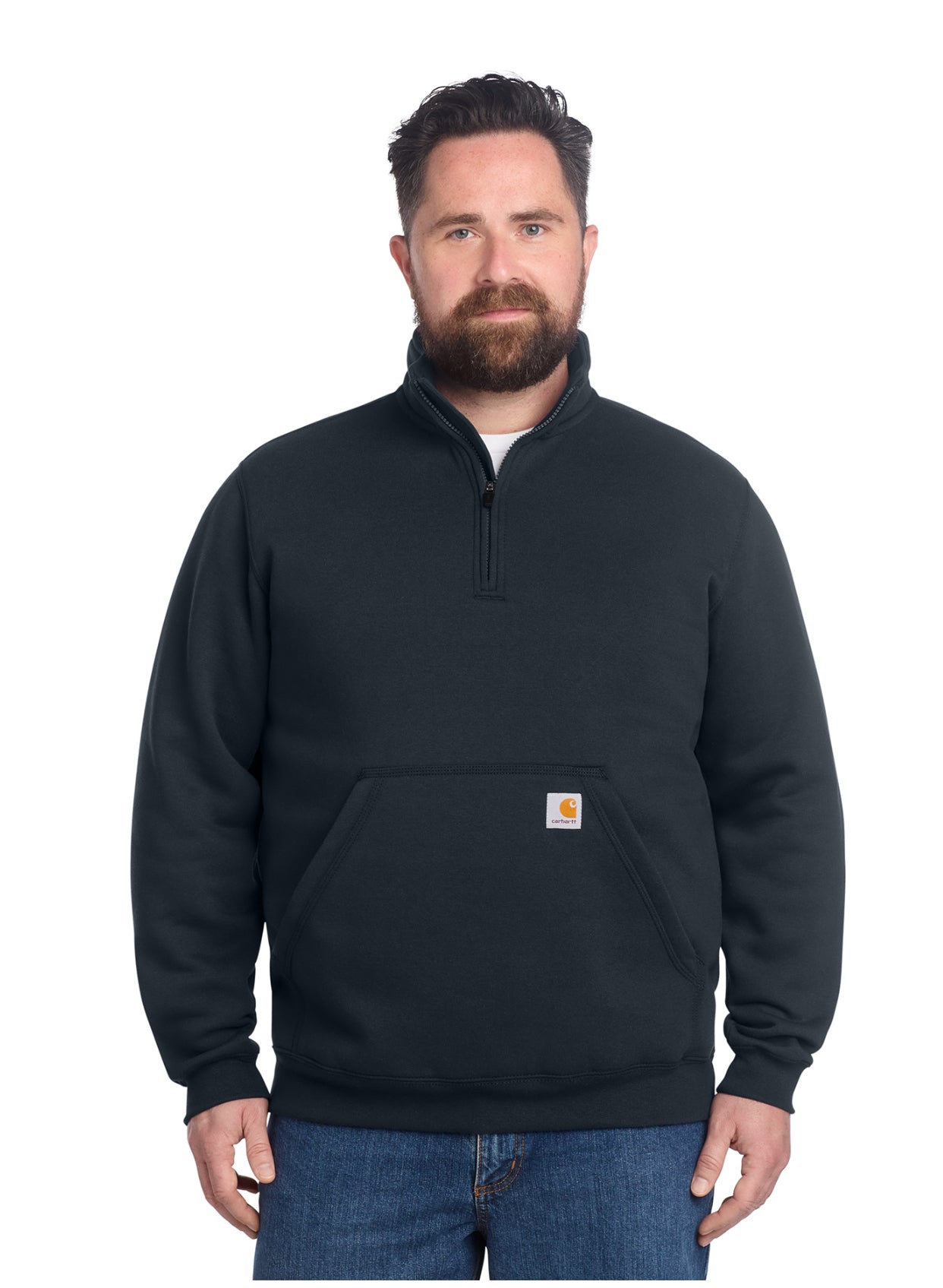 Carhartt® Midweight 1/4-Zip Mock Neck Sweatshirt