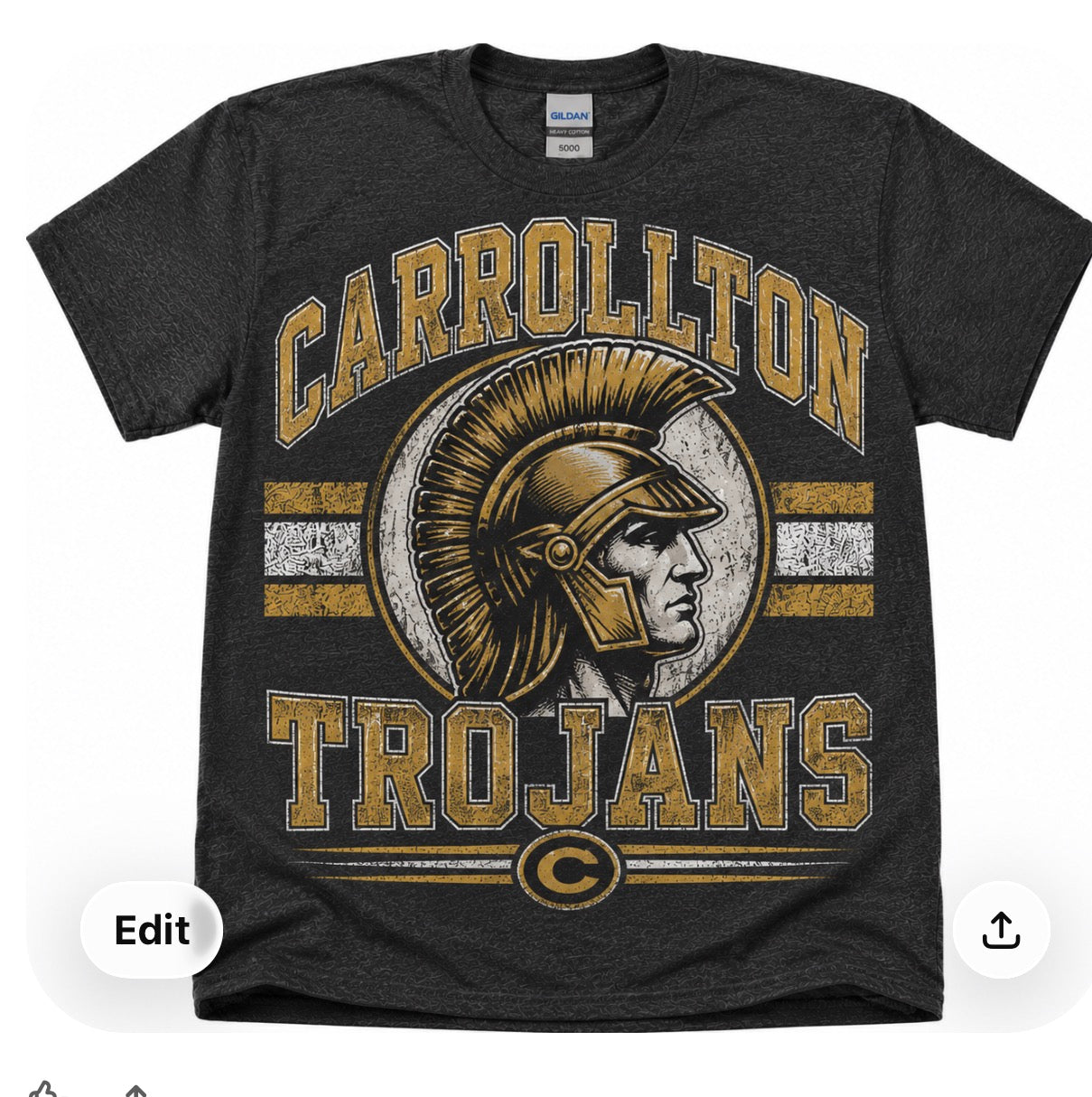 Vintage mascot Tshirt Sale- put school in notes