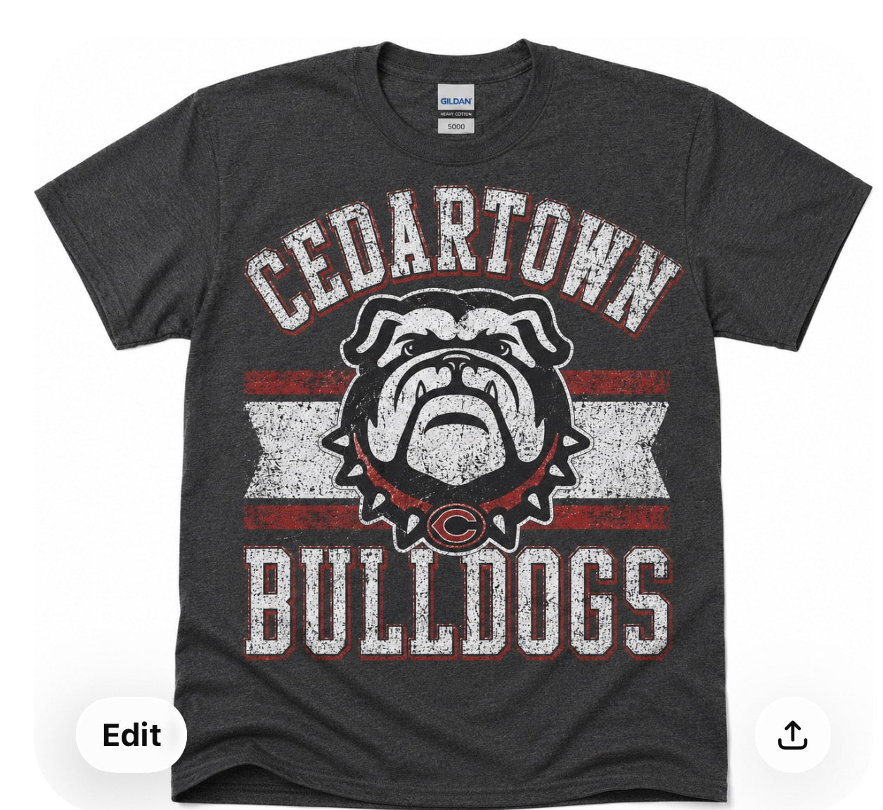 Vintage mascot Tshirt Sale- put school in notes