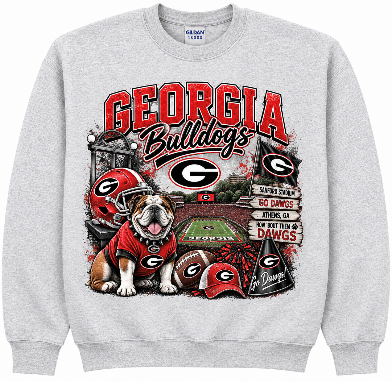 Football crewneck