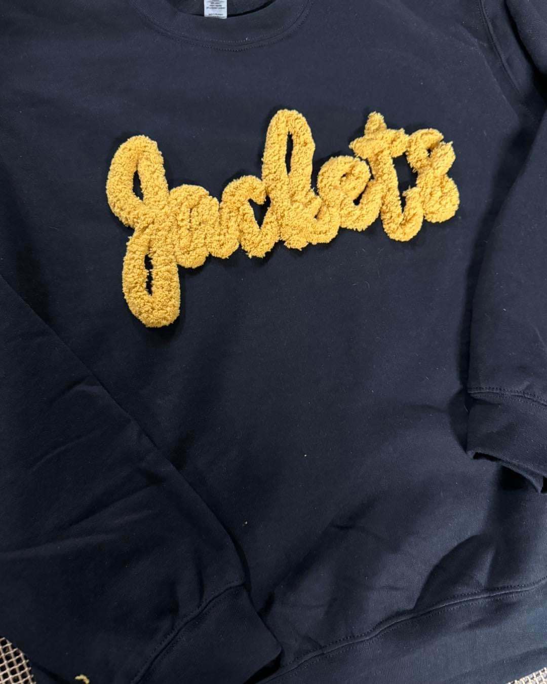 Yarn Embroidered Sweatshirts ANY TEAM