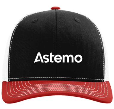 Astemo Tri Color Richardson Hat with embroidered front