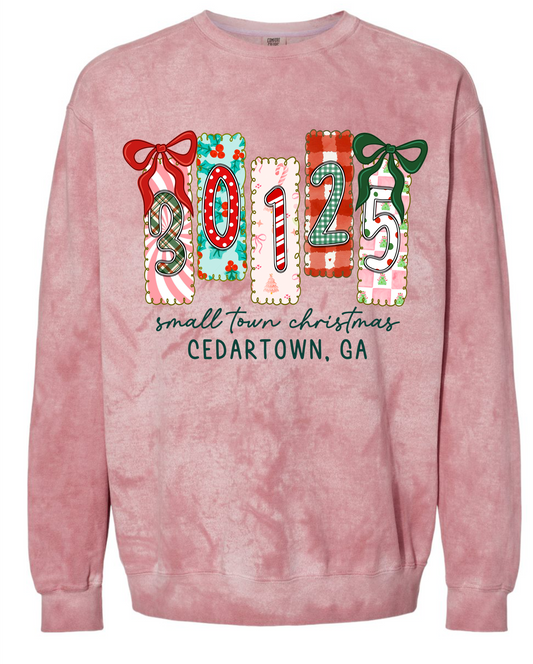 Small Town Cedartown Zip Code Shirt Comfort Color
