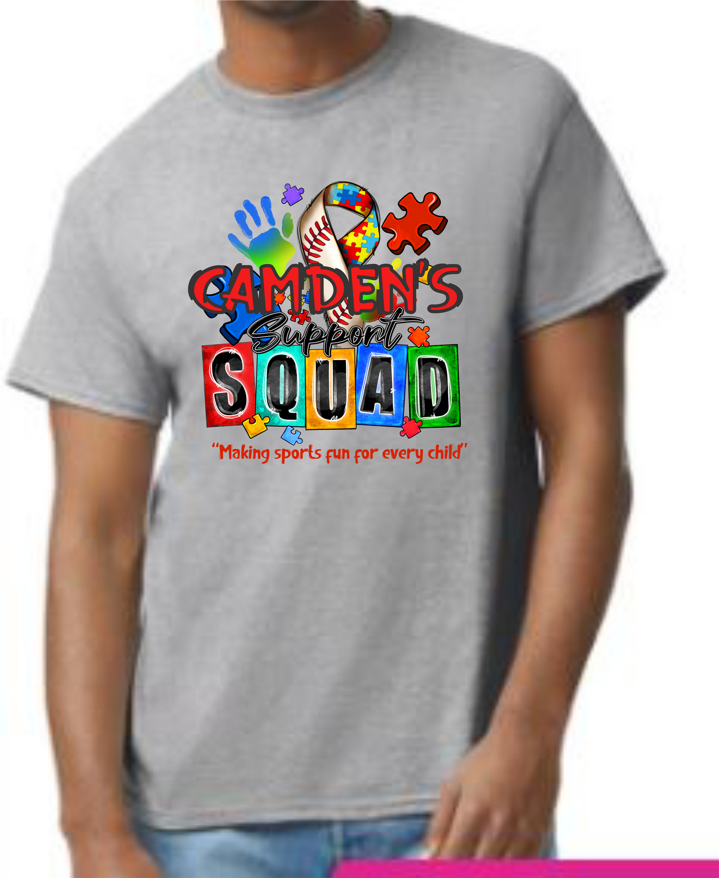 Camden’s Support Squad Shirt