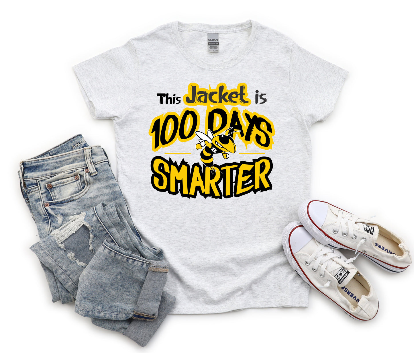 100 Day school MASCOT shirts
