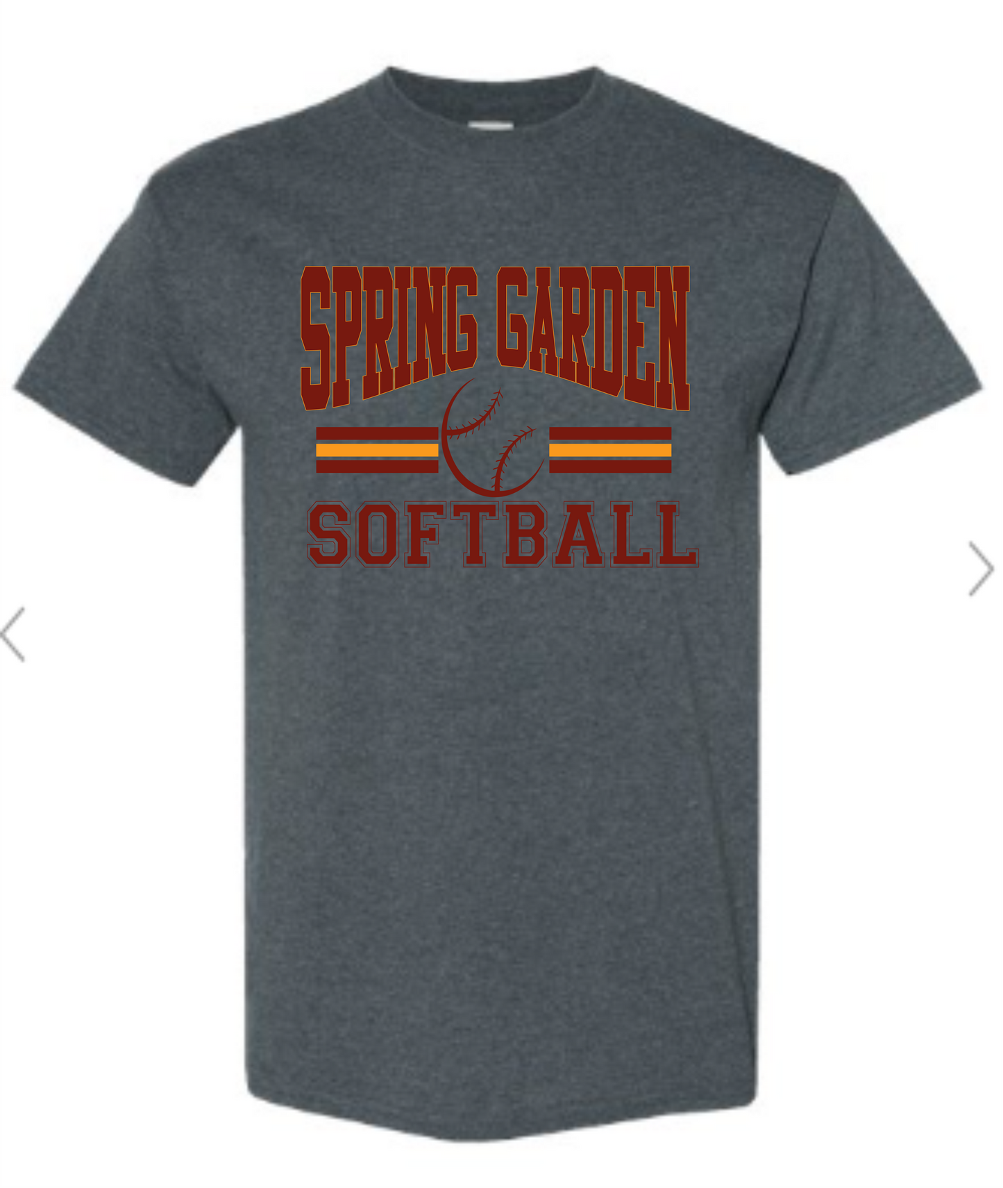 Spring Garden Softball Varsity Style Tee, Hoodie or Crewneck